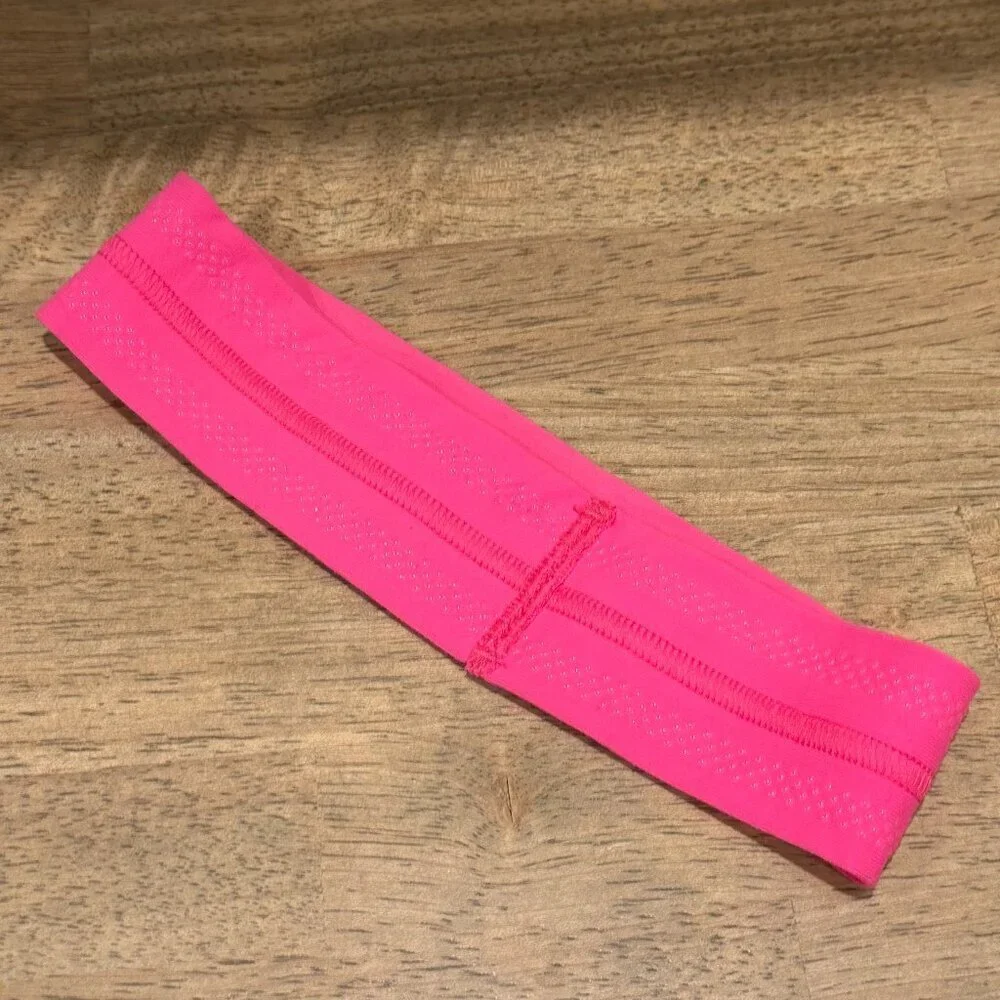Lululemon Pink Luxtreme Anti-Slip Sport Headband - OS